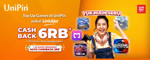Yuk Main Seru! – Nikmati Cashback 6Ribu dengan Top Up Pakai LinkAja!